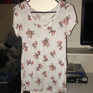 White floral shirt